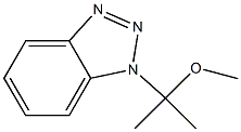 1-(1-Methoxy-1-methylethyl)-1H-benzotriazole 结构式