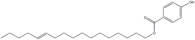 4-Hydroxybenzoic acid 12-heptadecenyl ester 结构式