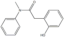 2-(2-Hydroxyphenyl)-N-methyl-N-phenylacetamide 结构式