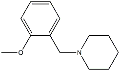 1-(2-Methoxybenzyl)piperidine 结构式
