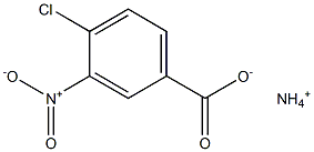 4-Chloro-3-nitrobenzoic acid ammonium salt 结构式