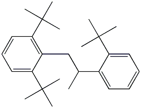 1-(2,6-Di-tert-butylphenyl)-2-(2-tert-butylphenyl)propane 结构式