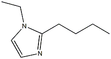 1-Ethyl-2-butyl-1H-imidazole 结构式