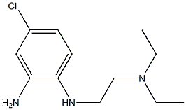 4-Chloro-N-[2-(diethylamino)ethyl]-1,2-benzenediamine 结构式