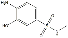 4-Amino-3-hydroxy-N-methylbenzenesulfonamide 结构式