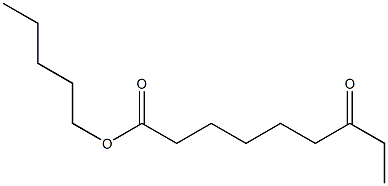 7-Oxononanoic acid pentyl ester 结构式