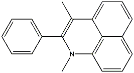 1,3-Dimethyl-2-phenyl-1H-benzo[de]quinoline 结构式