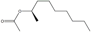 (-)-Acetic acid (R)-1-methyloctyl ester 结构式