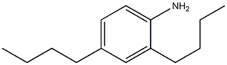 2,4-Dibutylaniline 结构式