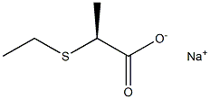 [S,(-)]-2-(Ethylthio)propionic acid sodium salt 结构式