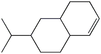 1,2,3,4,4a,5,6,8a-Octahydro-3-isopropylnaphthalene 结构式