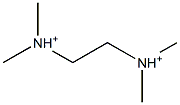 Ethylenebis(dimethylaminium) 结构式