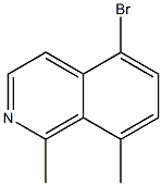 1,8-Dimethyl-5-bromoisoquinoline 结构式