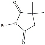 1-Bromo-3,3-dimethylpyrrolidine-2,5-dione 结构式
