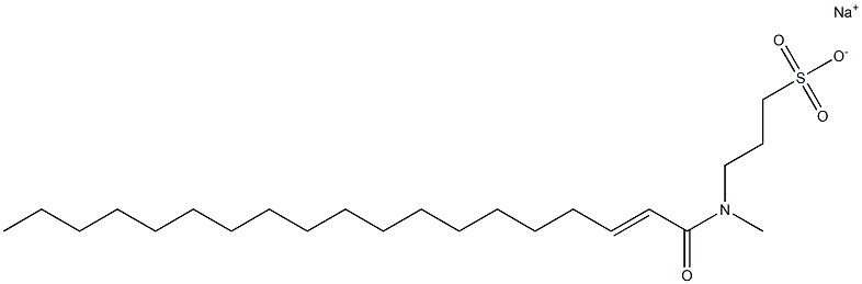 3-[N-(2-Nonadecenoyl)-N-methylamino]-1-propanesulfonic acid sodium salt 结构式