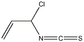 1-Chloroallyl isothiocyanate 结构式