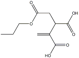 3-Butene-1,2,3-tricarboxylic acid 1-propyl ester 结构式