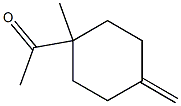 1-(1-Methyl-4-methylenecyclohexan-1-yl)ethan-1-one 结构式