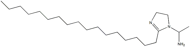 1-(1-Aminoethyl)-2-heptadecyl-2-imidazoline 结构式