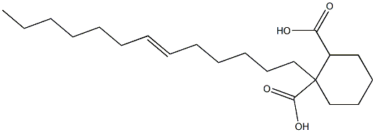 Cyclohexane-1,2-dicarboxylic acid hydrogen 1-(6-tridecenyl) ester 结构式