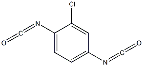 2-Chloro-p-phenylenebisisocyanate 结构式