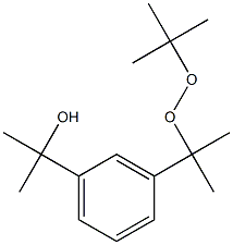 2-[m-[1-(tert-Butylperoxy)-1-methylethyl]phenyl]-2-propanol 结构式