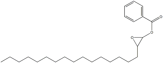 Benzoic acid 1,2-epoxyoctadecan-1-yl ester 结构式