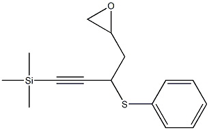 2-[4-(Trimethylsilyl)-2-phenylthio-3-butynyl]oxirane 结构式