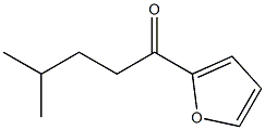 1-(2-Furanyl)-4-methylpentan-1-one 结构式