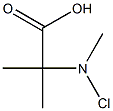 2-[N-Chloro(methyl)amino]-2-methylpropionic acid 结构式