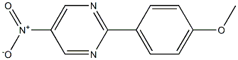 2-(4-Methoxyphenyl)-5-nitropyrimidine 结构式