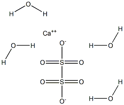 Calcium dithionate tetrahydrate 结构式