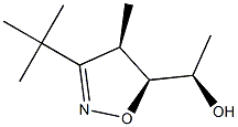 (4R,5S)-5-[(1R)-1-Hydroxyethyl]-4-methyl-3-tert-butyl-2-isoxazoline 结构式