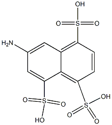 7-Amino-1,4,5-naphthalenetrisulfonic acid 结构式