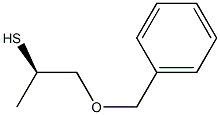 [R,(-)]-1-(Benzyloxy)-2-propanethiol 结构式