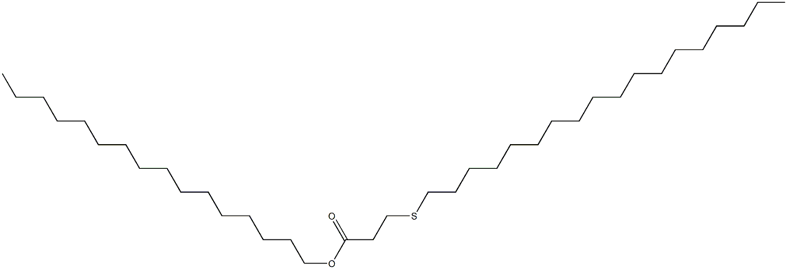 3-(Octadecylthio)propionic acid hexadecyl ester 结构式