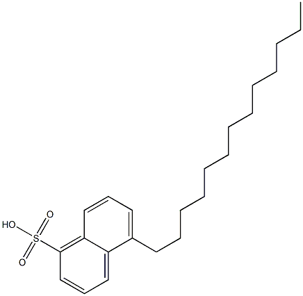 5-Tridecyl-1-naphthalenesulfonic acid 结构式