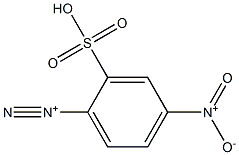 4-Nitro-2-sulfo-1-benzenediazonium 结构式