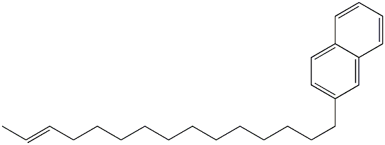 2-(13-Pentadecenyl)naphthalene 结构式