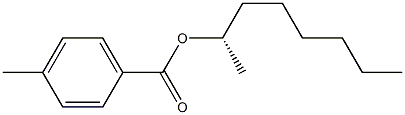 (+)-p-Toluic acid (S)-1-methylheptyl ester 结构式