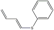 1-(Phenylthio)-1,3-butadiene 结构式