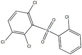 2,3,6-Trichlorophenyl 2-chlorophenyl sulfone 结构式