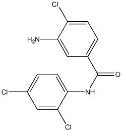 3-Amino-2',4,4'-trichlorobenzanilide 结构式