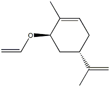[1R,5S,(+)]-5-(1-Methylethenyl)-2-methyl-1-(ethenyloxy)-2-cyclohexene 结构式