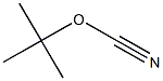 tert-Butyl cyanate 结构式