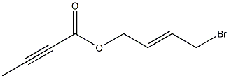 2-Butynoic acid (2E)-4-bromo-2-butenyl ester 结构式