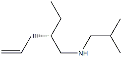 (S)-4-Ethyl-N-isobutyl-1-penten-5-amine 结构式