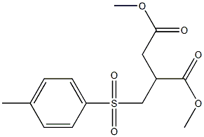 2-(Tosylmethyl)succinic acid dimethyl ester 结构式