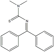 N,N-Dimethyl-N'-diphenylmethylenethiourea 结构式