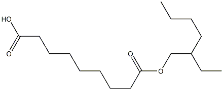 Azelaic acid hydrogen 1-(2-ethylhexyl) ester 结构式